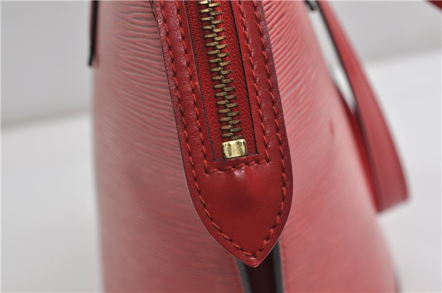 Auth Louis Vuitton Epi Saint Jacques Shopping Shoulder Bag Red M52267 LV 7791F