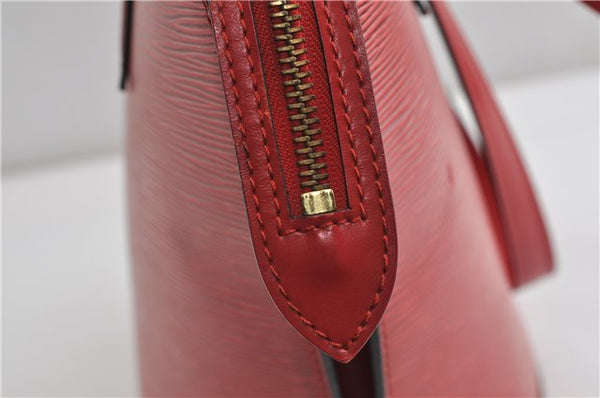 Auth Louis Vuitton Epi Saint Jacques Shopping Shoulder Bag Red M52267 LV 7791F