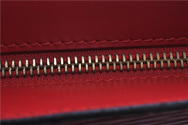 Auth Louis Vuitton Epi Saint Jacques Shopping Shoulder Bag Red M52267 LV 7791F