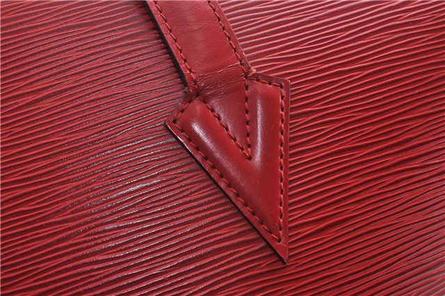 Auth Louis Vuitton Epi Saint Jacques Shopping Shoulder Bag Red M52267 LV 7791F