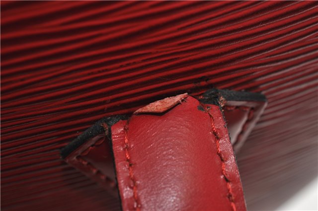 Auth Louis Vuitton Epi Saint Jacques Shopping Shoulder Bag Red M52267 LV 7791F