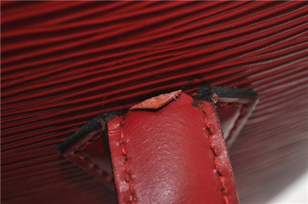 Auth Louis Vuitton Epi Saint Jacques Shopping Shoulder Bag Red M52267 LV 7791F