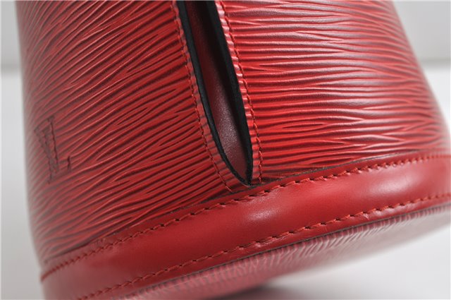 Auth Louis Vuitton Epi Saint Jacques Shopping Shoulder Bag Red M52267 LV 7791F