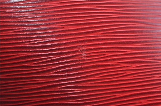 Auth Louis Vuitton Epi Saint Jacques Shopping Shoulder Bag Red M52267 LV 7791F