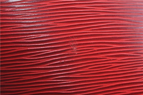 Auth Louis Vuitton Epi Saint Jacques Shopping Shoulder Bag Red M52267 LV 7791F