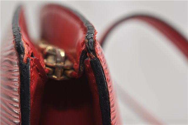 Auth Louis Vuitton Epi Saint Jacques Shopping Shoulder Bag Red M52267 LV 7791F