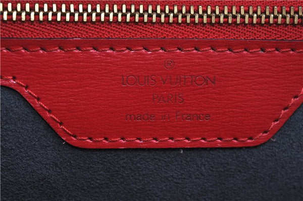 Auth Louis Vuitton Epi Saint Jacques Shopping Shoulder Bag Red M52267 LV 7791F