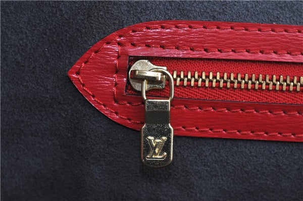 Auth Louis Vuitton Epi Saint Jacques Shopping Shoulder Bag Red M52267 LV 7791F