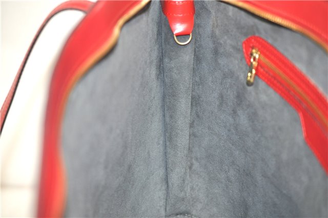 Auth Louis Vuitton Epi Saint Jacques Shopping Shoulder Bag Red M52267 LV 7791F