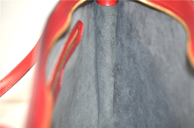 Auth Louis Vuitton Epi Saint Jacques Shopping Shoulder Bag Red M52267 LV 7791F