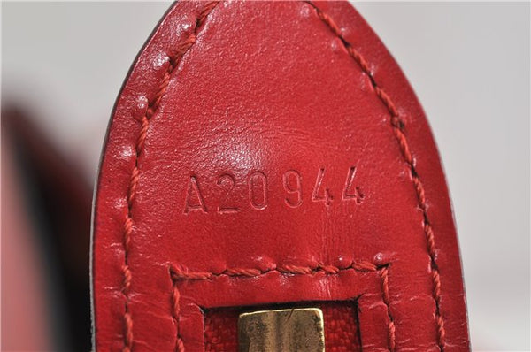 Auth Louis Vuitton Epi Saint Jacques Shopping Shoulder Bag Red M52267 LV 7791F