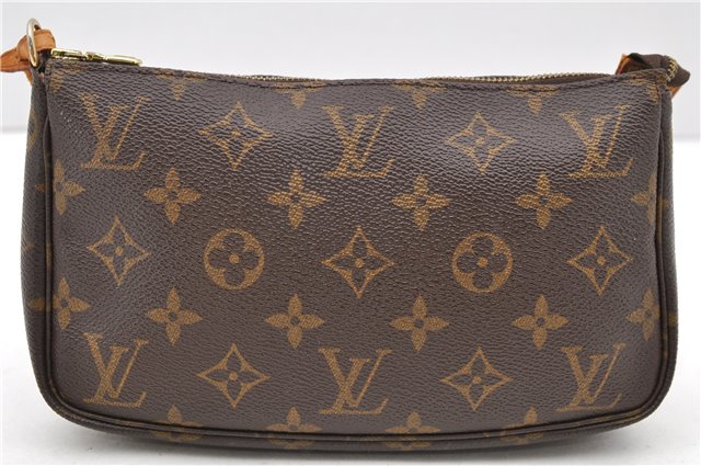 Authentic LOUIS VUITTON Monogram Pochette Accessoires Pouch M51980 LV 7792C