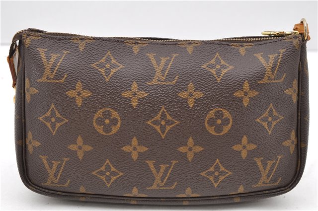 Authentic LOUIS VUITTON Monogram Pochette Accessoires Pouch M51980 LV 7792C