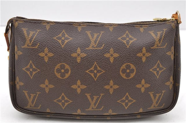 Authentic LOUIS VUITTON Monogram Pochette Accessoires Pouch M51980 LV 7792C