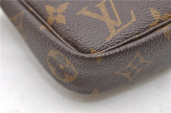 Authentic LOUIS VUITTON Monogram Pochette Accessoires Pouch M51980 LV 7792C