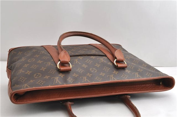 Auth Louis Vuitton Monogram Sac Weekend PM Vintage Tote Hand Bag M42425 LV 7792F
