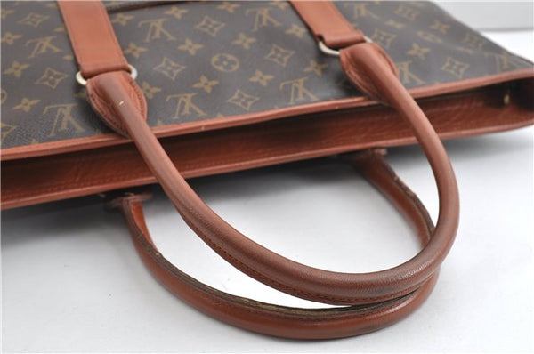 Auth Louis Vuitton Monogram Sac Weekend PM Vintage Tote Hand Bag M42425 LV 7792F