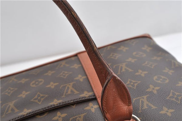 Auth Louis Vuitton Monogram Sac Weekend PM Vintage Tote Hand Bag M42425 LV 7792F
