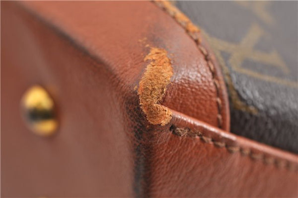 Auth Louis Vuitton Monogram Sac Weekend PM Vintage Tote Hand Bag M42425 LV 7792F