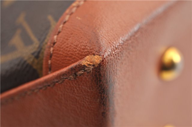 Auth Louis Vuitton Monogram Sac Weekend PM Vintage Tote Hand Bag M42425 LV 7792F