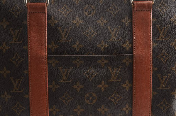 Auth Louis Vuitton Monogram Sac Weekend PM Vintage Tote Hand Bag M42425 LV 7792F