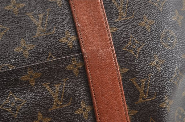 Auth Louis Vuitton Monogram Sac Weekend PM Vintage Tote Hand Bag M42425 LV 7792F