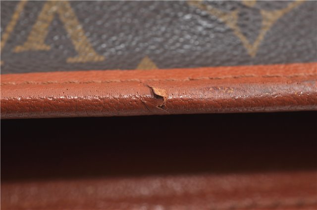 Auth Louis Vuitton Monogram Sac Weekend PM Vintage Tote Hand Bag M42425 LV 7792F