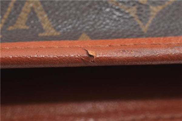 Auth Louis Vuitton Monogram Sac Weekend PM Vintage Tote Hand Bag M42425 LV 7792F