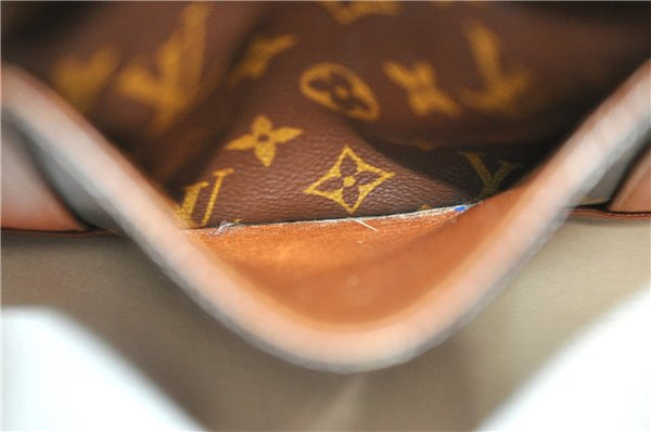 Auth Louis Vuitton Monogram Sac Weekend PM Vintage Tote Hand Bag M42425 LV 7792F