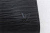 Authentic LOUIS VUITTON Epi Arts Deco Clutch Bag Purse Black M52632 LV 7793C