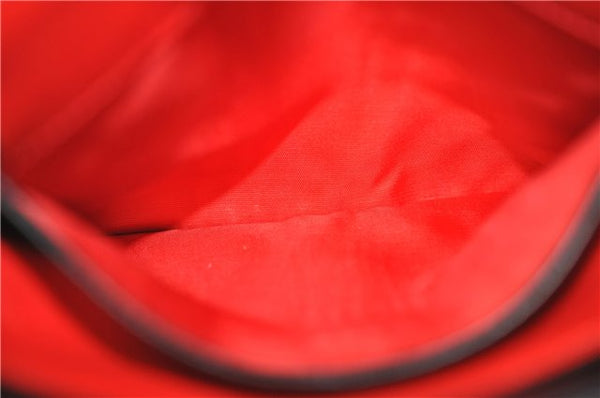 Authentic GUCCI Vintage Bamboo 2way Hand Shoulder Bag Purse Leather Black 7793E