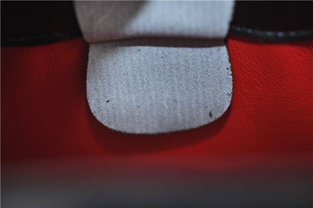 Authentic GUCCI Vintage Bamboo 2way Hand Shoulder Bag Purse Leather Black 7793E