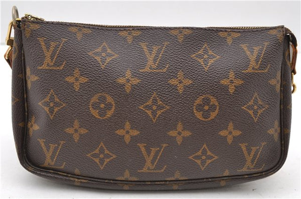 Auth LOUIS VUITTON Monogram Pochette Accessoires Shoulder Cross Body Pouch 7795C