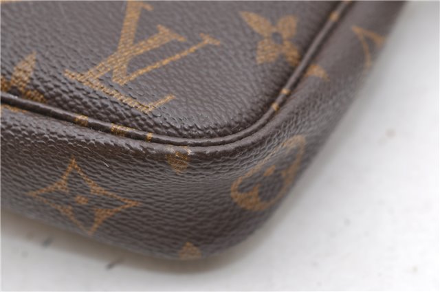 Auth LOUIS VUITTON Monogram Pochette Accessoires Shoulder Cross Body Pouch 7795C