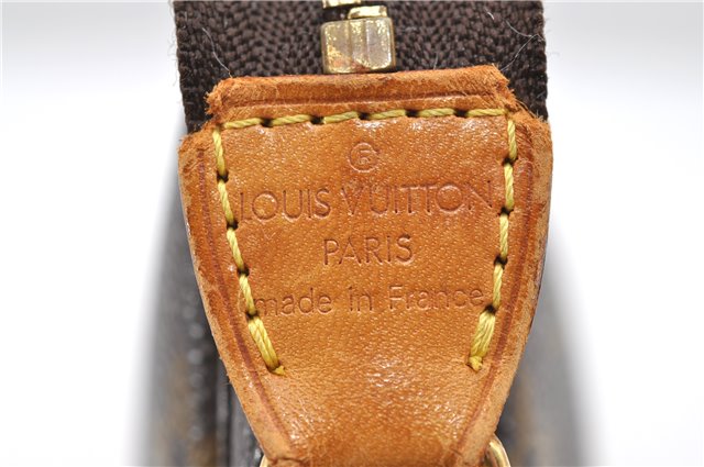 Auth LOUIS VUITTON Monogram Pochette Accessoires Shoulder Cross Body Pouch 7795C