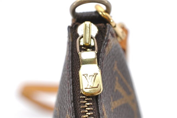 Auth LOUIS VUITTON Monogram Pochette Accessoires Shoulder Cross Body Pouch 7795C