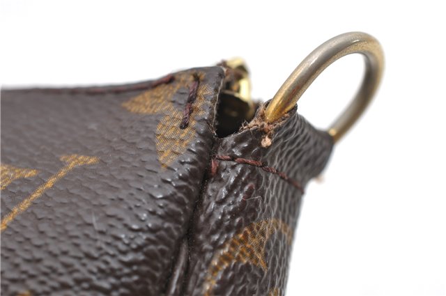 Auth LOUIS VUITTON Monogram Pochette Accessoires Shoulder Cross Body Pouch 7795C