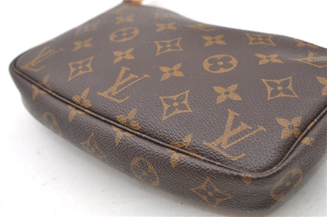 Auth LOUIS VUITTON Monogram Pochette Accessoires Shoulder Cross Body Pouch 7795C