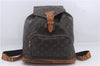 Authentic Louis Vuitton Monogram Montsouris GM Backpack M51135 LV 7795D