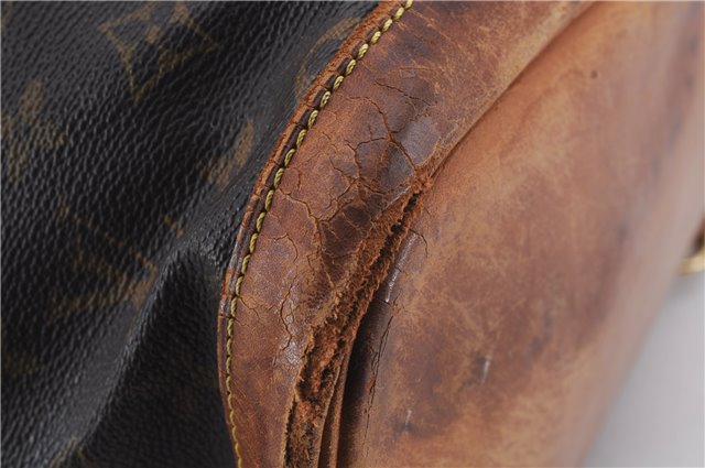 Authentic Louis Vuitton Monogram Montsouris GM Backpack M51135 LV 7795D