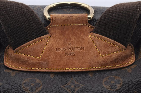 Authentic Louis Vuitton Monogram Montsouris GM Backpack M51135 LV 7795D