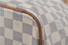 Authentic Louis Vuitton Damier Azur Saleya MM Shoulder Tote Bag N51185 LV 7795E