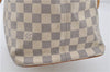 Authentic Louis Vuitton Damier Azur Saleya MM Shoulder Tote Bag N51185 LV 7795E