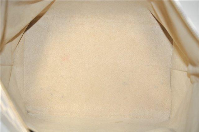 Authentic Louis Vuitton Damier Azur Saleya MM Shoulder Tote Bag N51185 LV 7795E