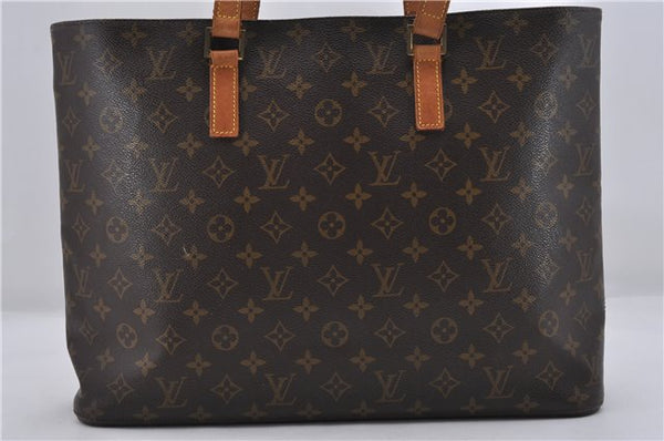 Authentic Louis Vuitton Monogram Luco Shoulder Tote Bag M51155 LV 7796D