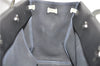 Authentic HERMES Her Bag Cabas GM & GM Shoulder Tote Bag Canvas Black 7797E