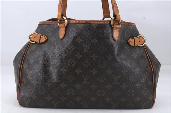 Authentic Louis Vuitton Monogram Batignolles Horizontal Tote Bag M51154 LV 7798D
