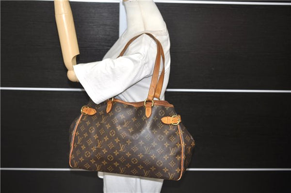 Authentic Louis Vuitton Monogram Batignolles Horizontal Tote Bag M51154 LV 7798D