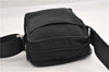 Authentic PRADA Nylon Tessuto Leather Shoulder Cross Body Bag Purse Black 7798F