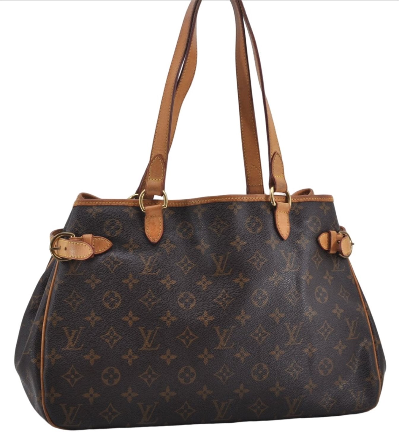 Authentic Louis Vuitton Monogram Batignolles Horizontal Tote Bag M51154 LV 7799E